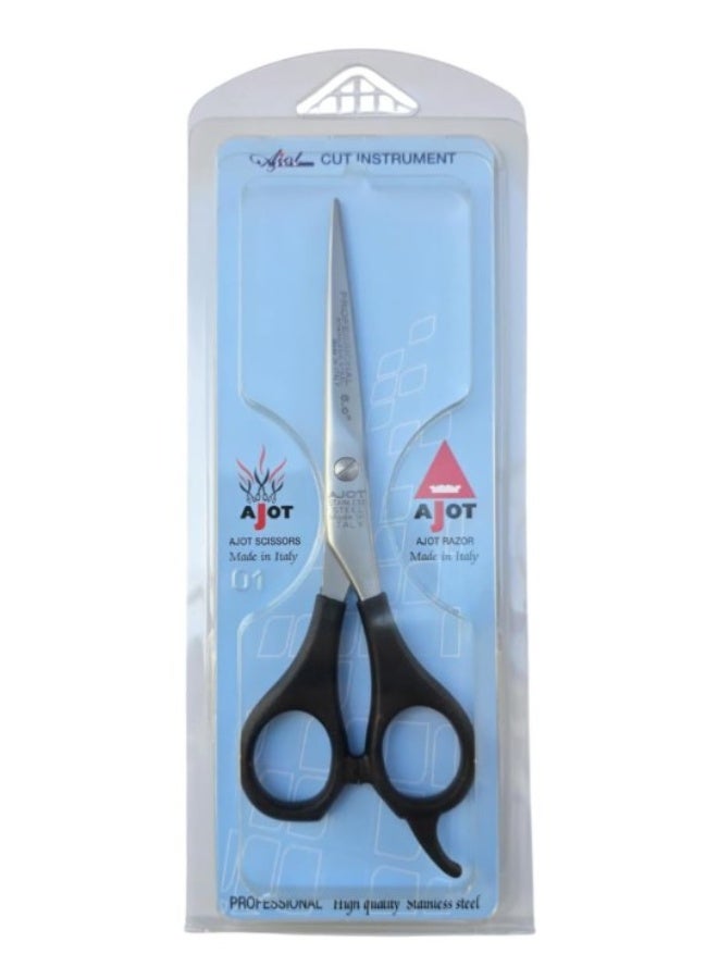 AJOT Professional Scissor 6.0″ – Ergonomic Finger Rest Handle - Image 5